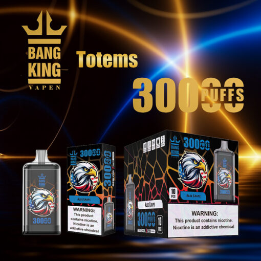 Bang King Crystal 30000 Puffs Power Vape | Giant 30ml Tank | Turbo
