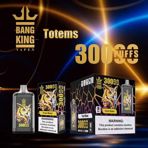 Bang King Crystal 30000パフ パワーベイプ | 巨大30mlタンク