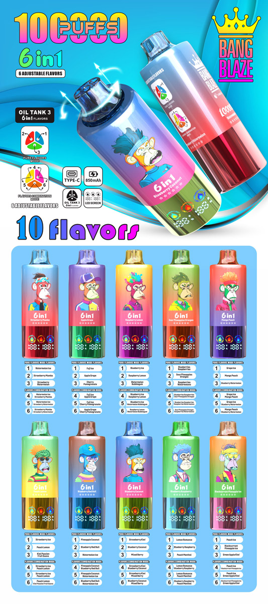 Bang Blaze 100K Puffs 6in1 Vape