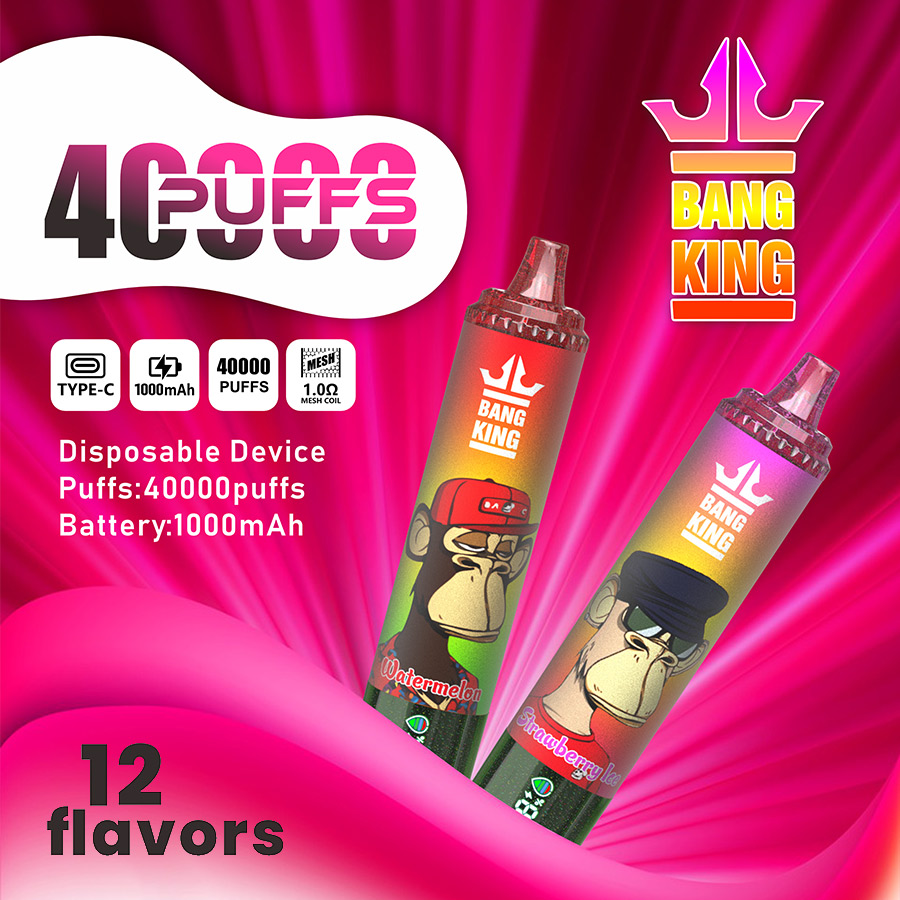 Bang King 40000 Puffs Vape – Langanhaltende Kraft, kräftige Aromen | 1000  mAh | 25 ml