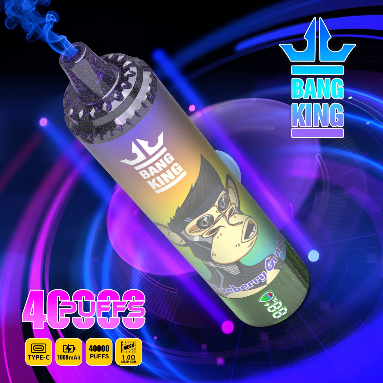 Bang King 40000パフ Vape – 長持ちパワー、大胆なフレーバー