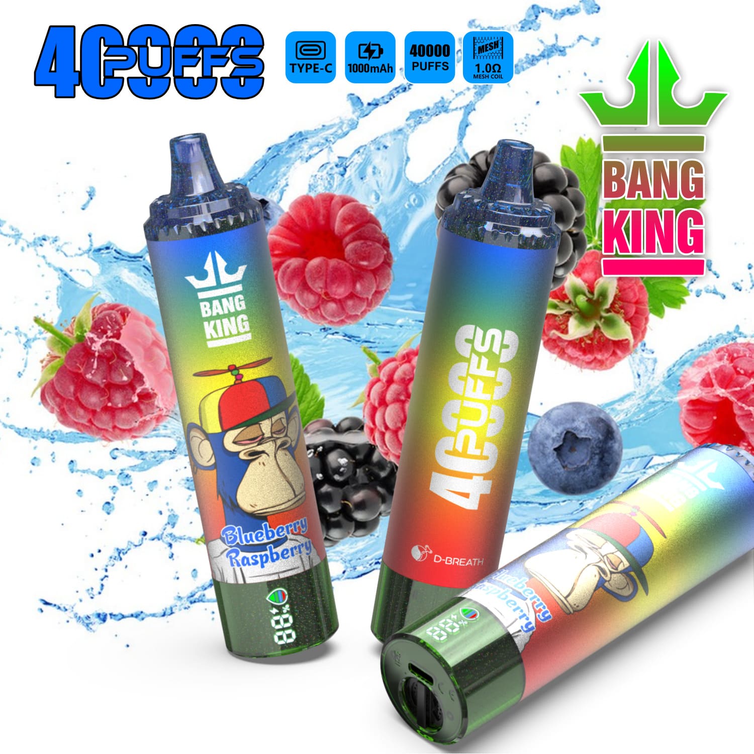 Bang King 40000パフ Vape – 長持ちパワー、大胆なフレーバー
