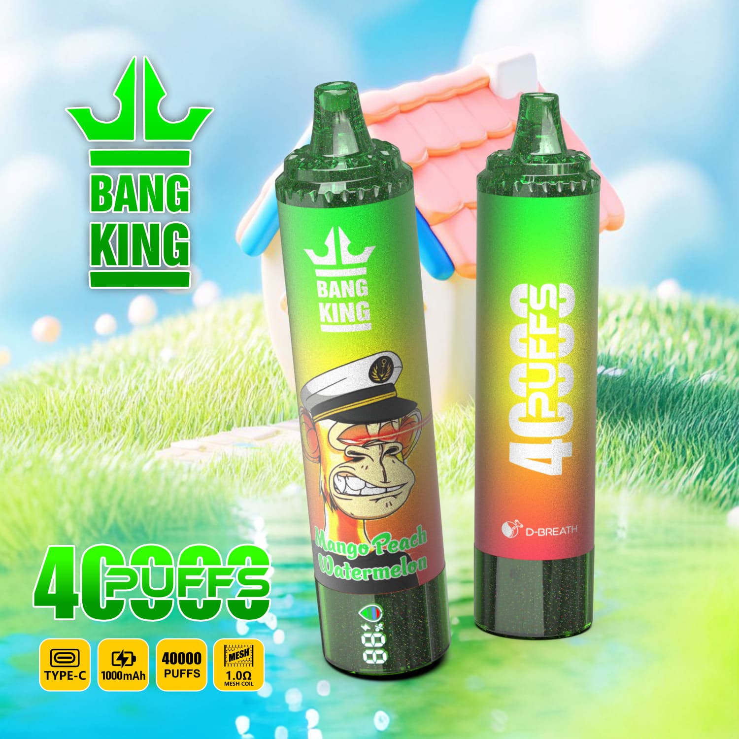 BANGKING 　んん Bang King 40000パフ Vape – 長持ちパワー、大胆なフレーバー