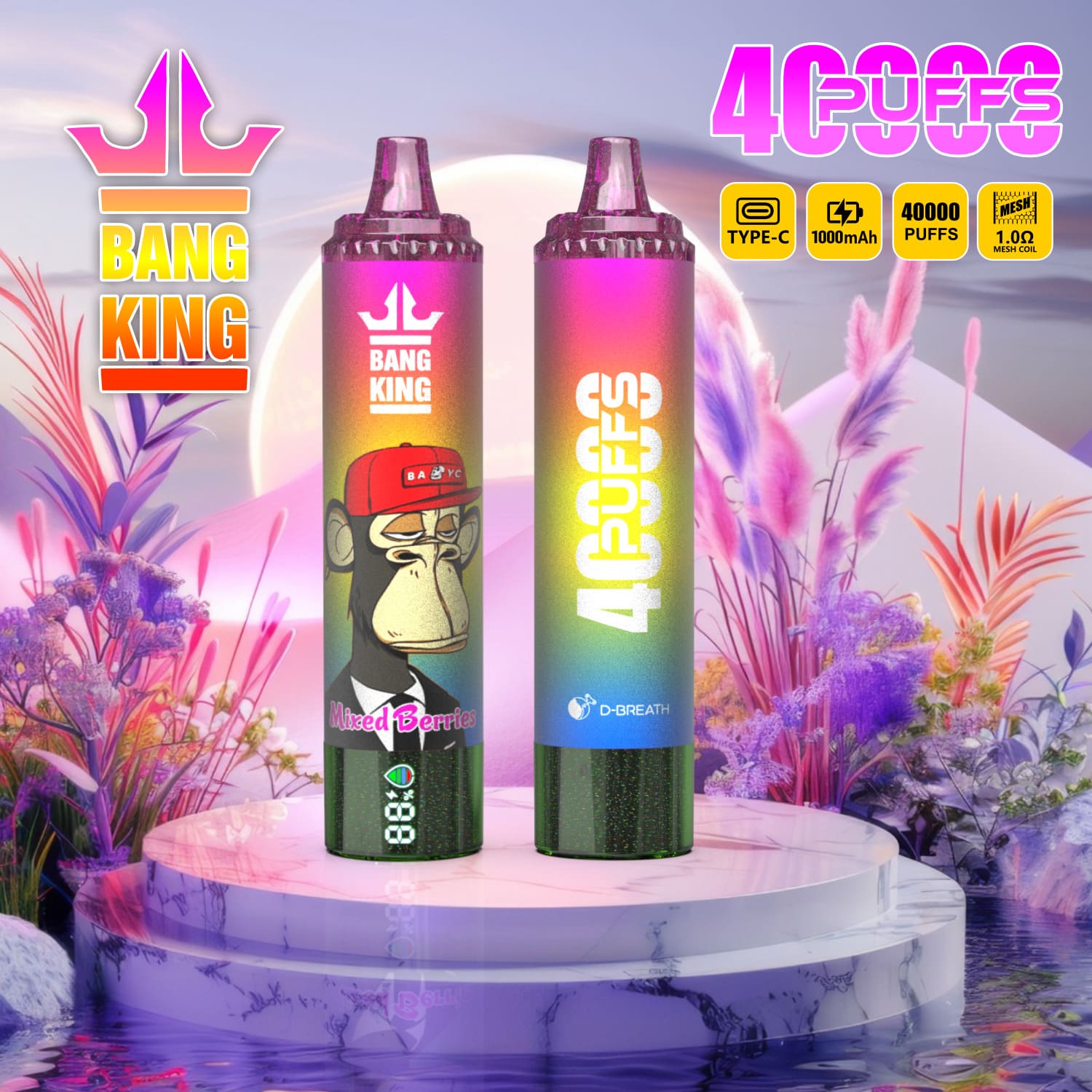 Bang King 40000パフ Vape – 長持ちパワー、大胆なフレーバー