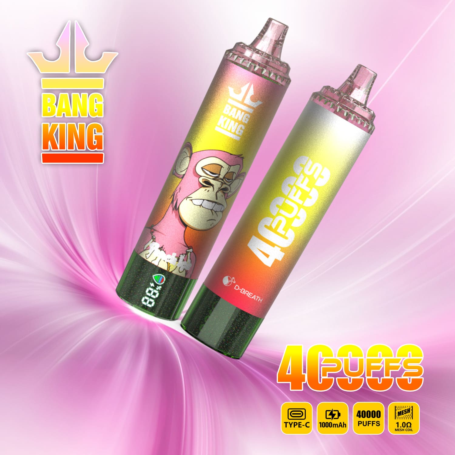 Bang King 40000パフ Vape – 長持ちパワー、大胆なフレーバー